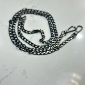 Silver Chain Purse Bag Strap